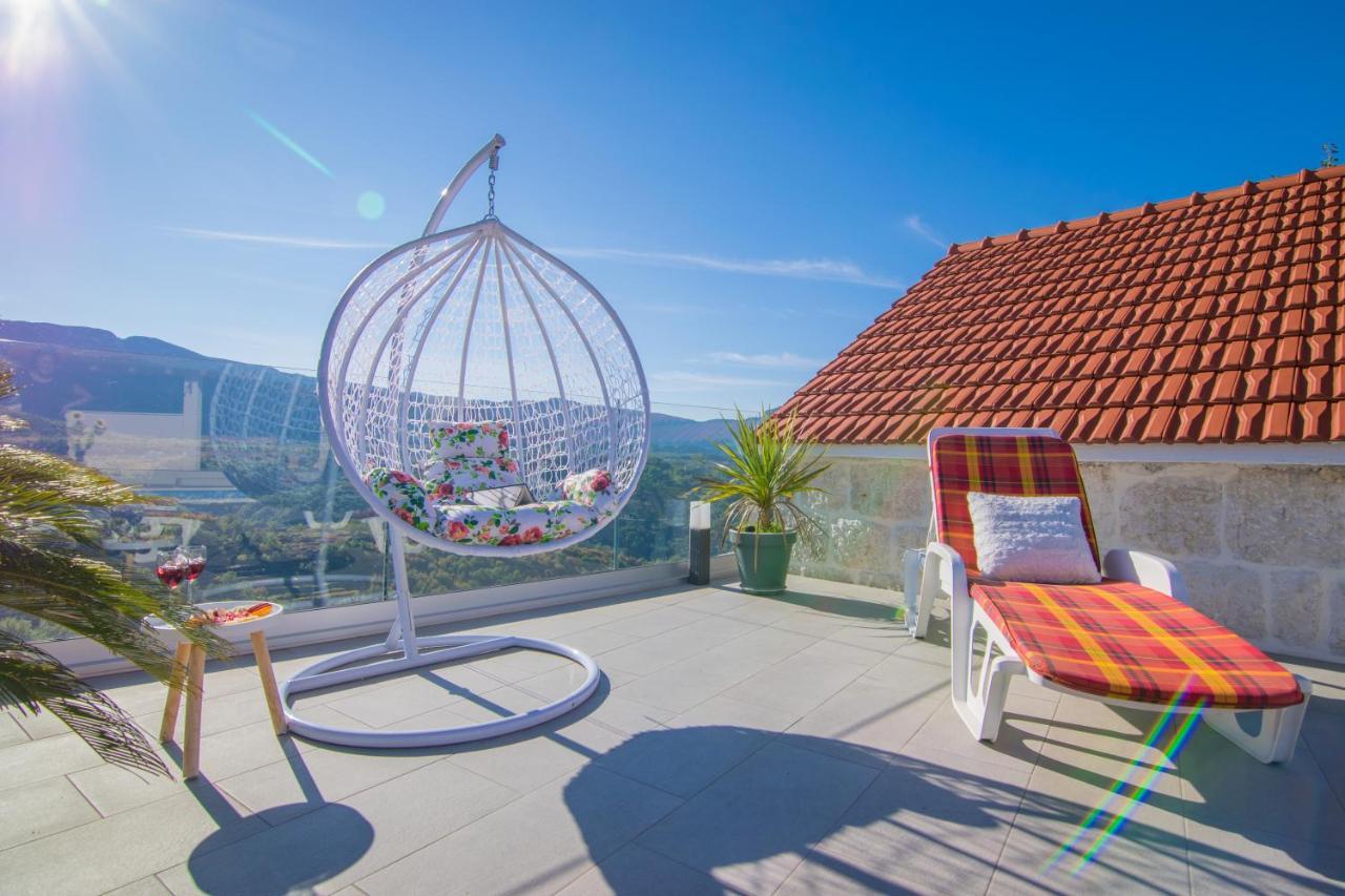 Villa Milena With Heated Pool And Jacuzzi Kostanje Exterior photo